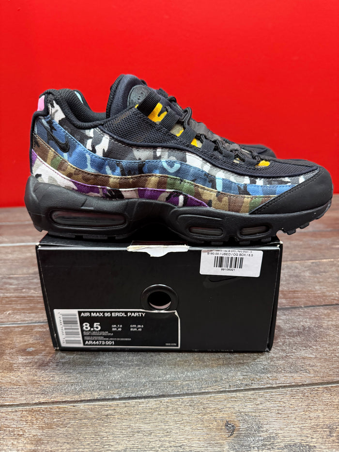 (USED) Nike Air Max 95 ERDL Party Black - Sz 8.5