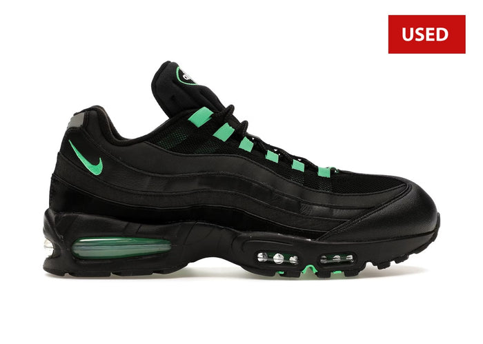 (USED) Nike Air Max 95 OG Big Bubble Black Green Shock - Sz 9