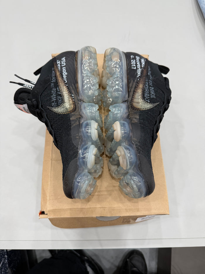 (USED) Nike Air VaporMax Off-White Black (2018) - Sz 8.5