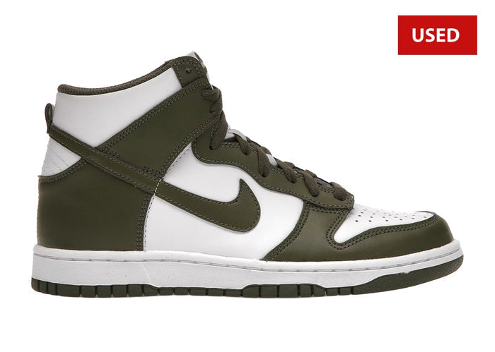 (USED) Nike Dunk High Retro Cargo Khaki (GS) - Sz 7