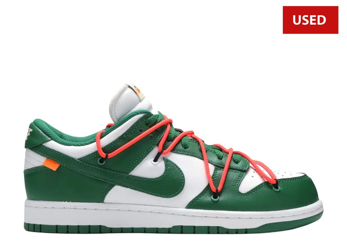 (USED) Nike Dunk Low Off-White Pine Green - Sz 10
