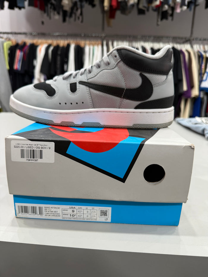 (USED) Nike Mac Attack QS SP Travis Scott Cactus Jack - Sz 9