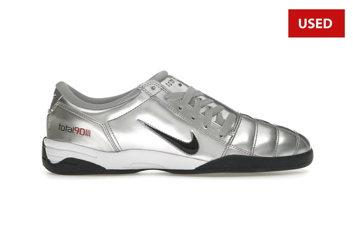 (USED) Nike Total 90 3 SP Metallic Silver Black - Sz 13