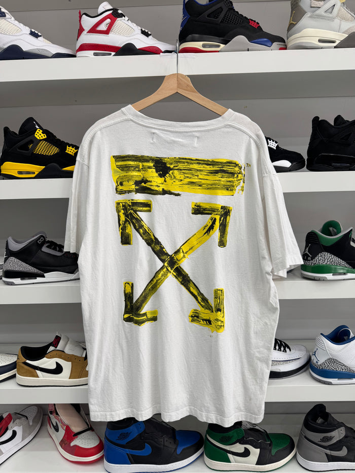 (USED) Off-White Acrylic Arrows Short Sleeve Over Tee 'White'