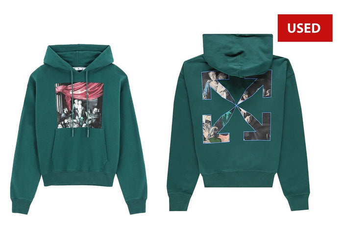 (USED) Off-White Caravaggio Painting Over Hood 'Dark Green'