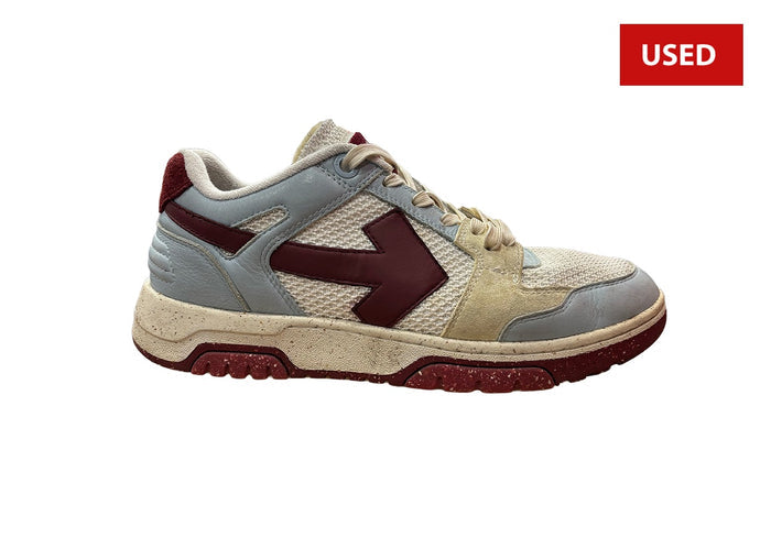 (USED) Off-White Out Of Office Low Tops White/Blue/Burgundy