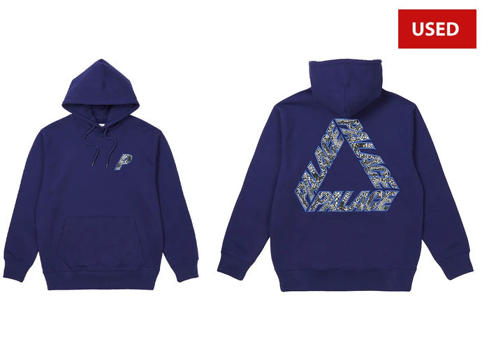 (USED) Palace P-3 Snake Appliqué Hood 'Navy'