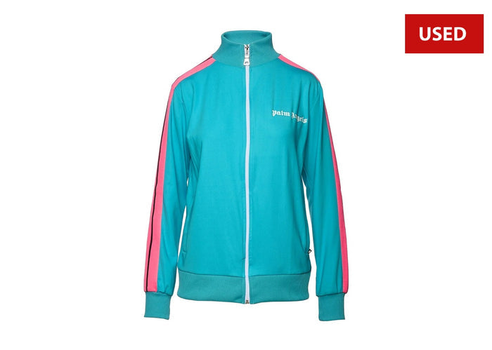 (USED) Palm Angels Logo Track Jacket Blue/Pink