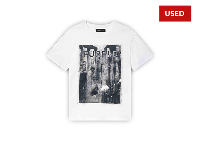(USED) PURPLE BRAND Parking Lot Tee 'White'