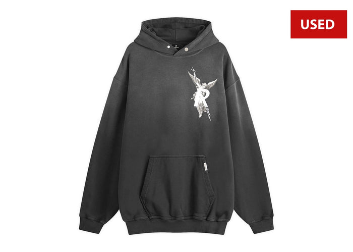 (USED) Represent Archangel Hoodie Stained Black