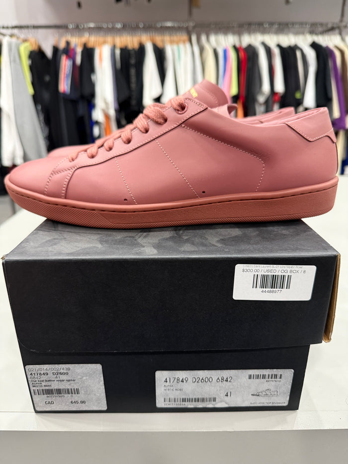(USED) Saint Laurent SL-01 Low 'Mystic Rose' - Sz 8