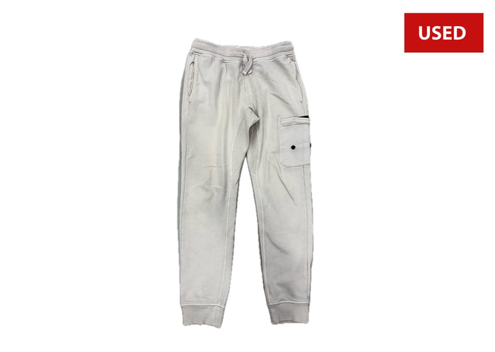 (USED) Stone Island Cargo Pocket Sweatpant Eggshell White
