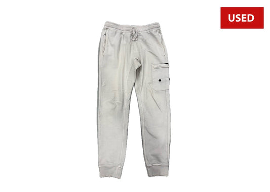 (USED) Stone Island Cargo Pocket Sweatpant Eggshell White