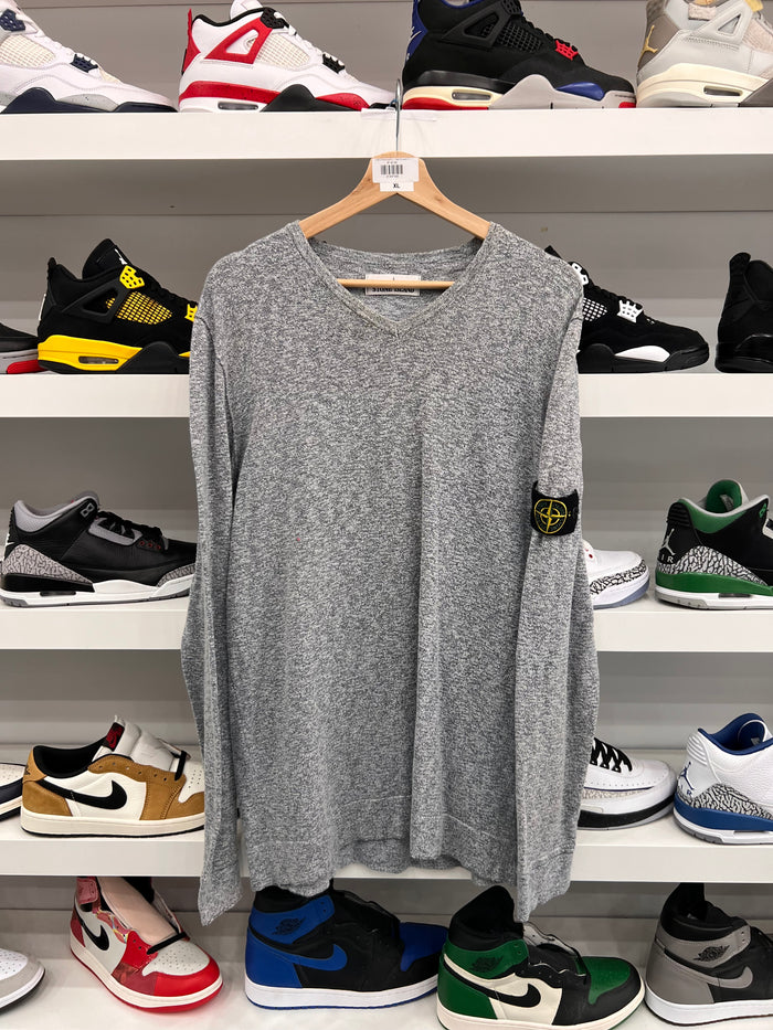 (USED) Stone Island V Neck Sweatshirt