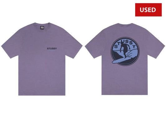(USED) Stussy Surf Club Tee Pigment Dyed 'Grape'