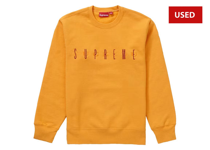 (USED) Supreme Fuck You Crewneck Tangerine