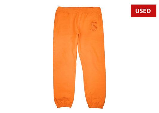 (USED) Supreme Tonal S Logo Sweatpants Orange