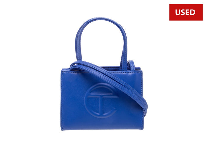 (USED) Telfar Vegan Leather Crossbody Bag Small Blue