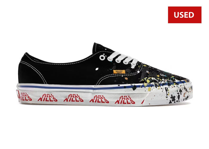 (USED) Vans Authentic Reissue 44 Gallery Dept. Art That Kills Black - Sz 8