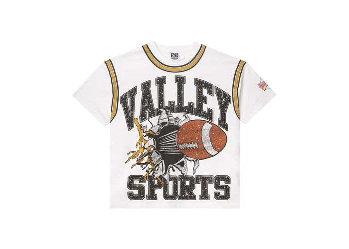 Vale Forever Classic Bling Tee White/Brown