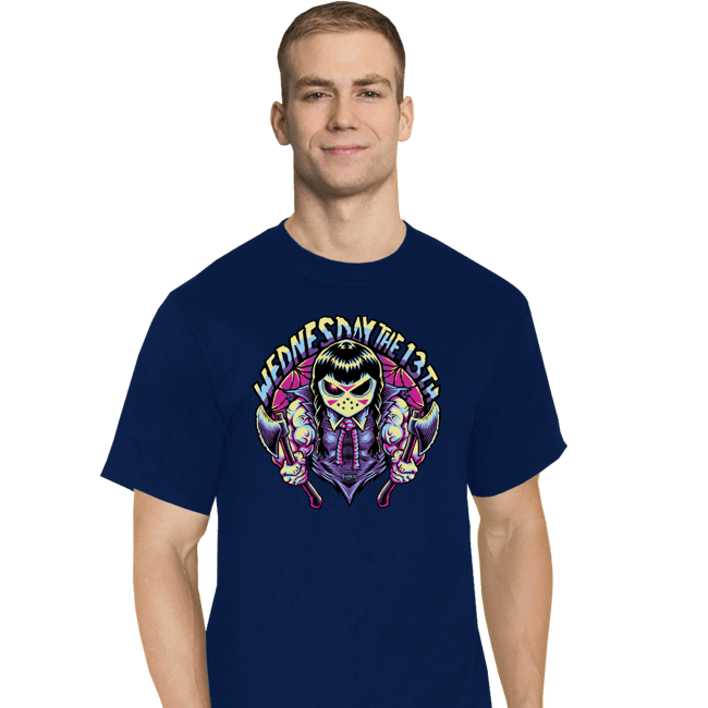 Daily_Deal_Shirts T-Shirts, Tall / Large / Navy Wednesday The 13th