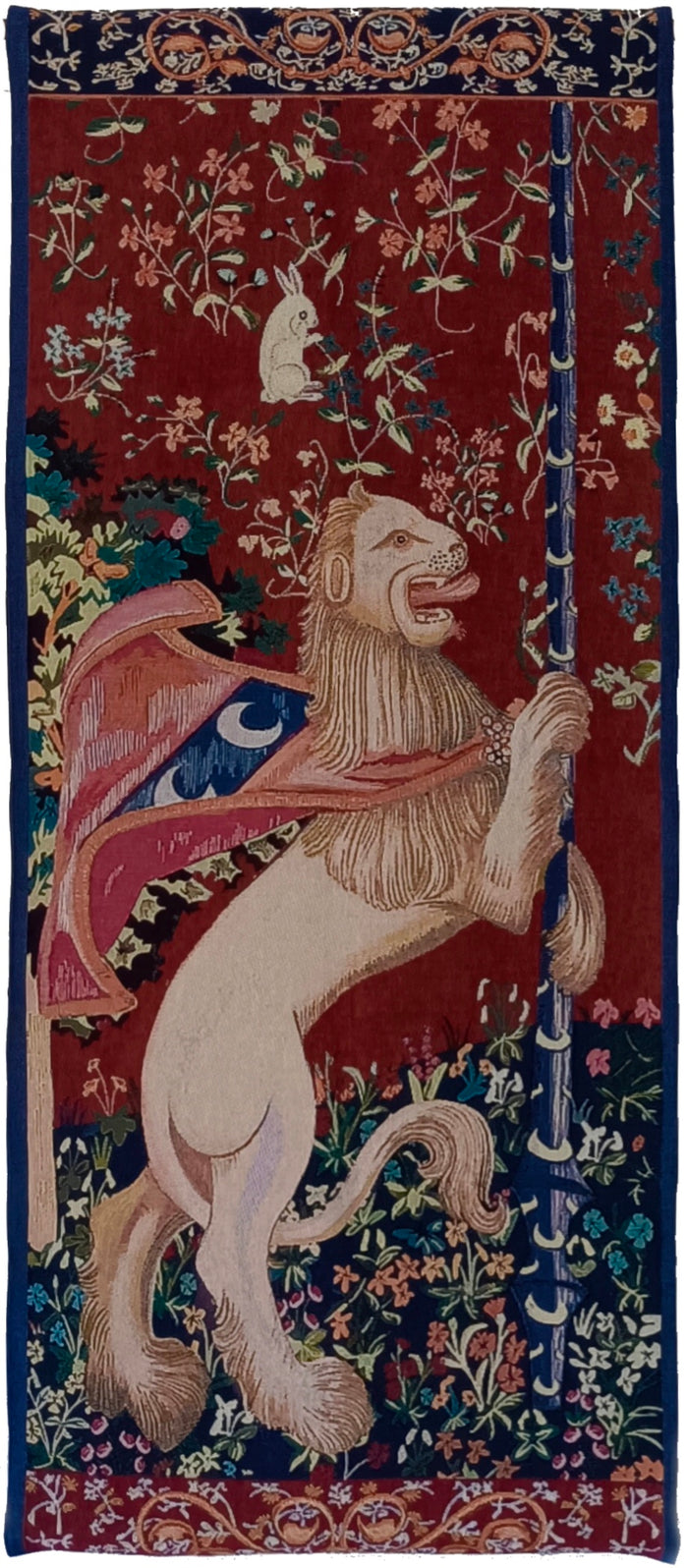 WH-LU-LION | Lady&Unicorn Lion Tapestry Wall Hanging