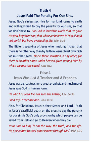 What's True? (NKJV)