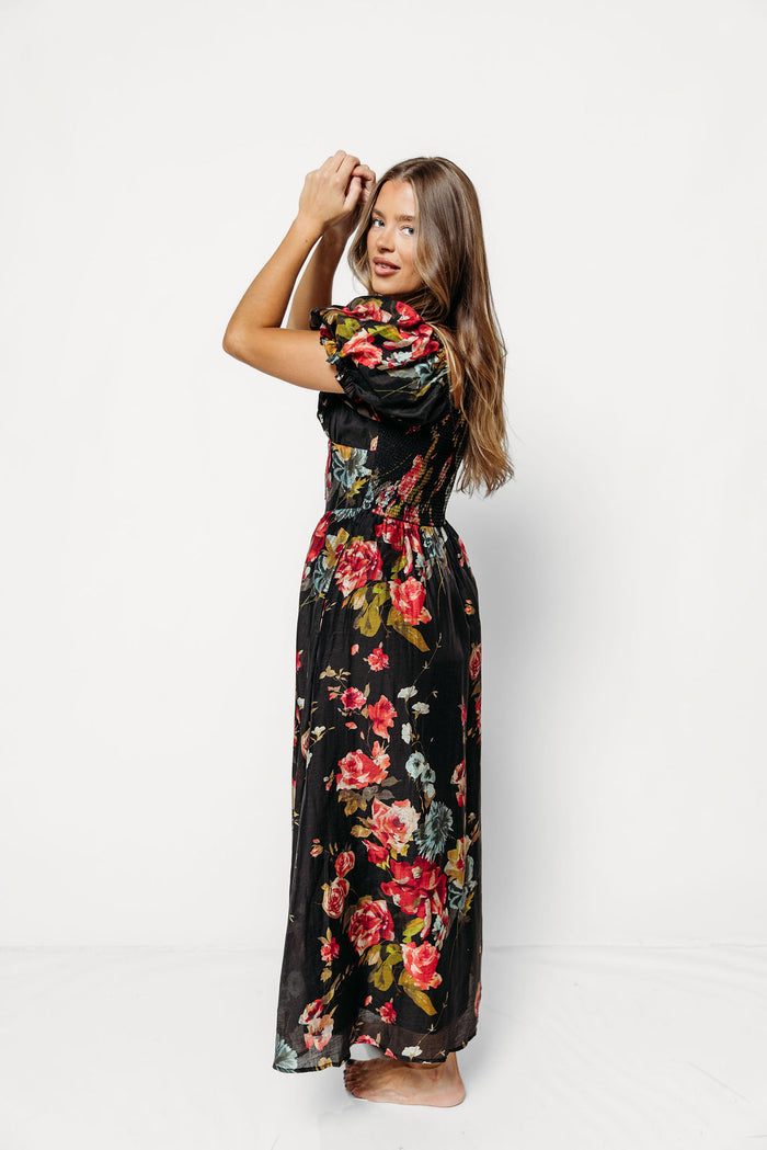 Winslet Maxi Dress in Black Floral *9/9 PRE-ORDER*