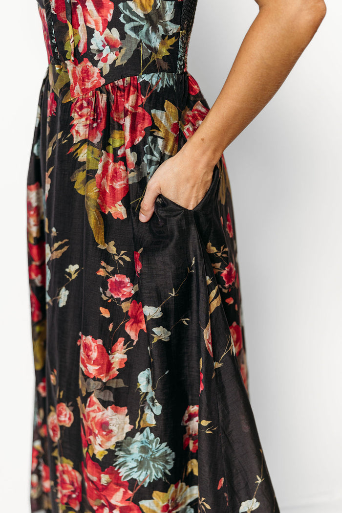 Winslet Maxi Dress in Black Floral *9/9 PRE-ORDER*