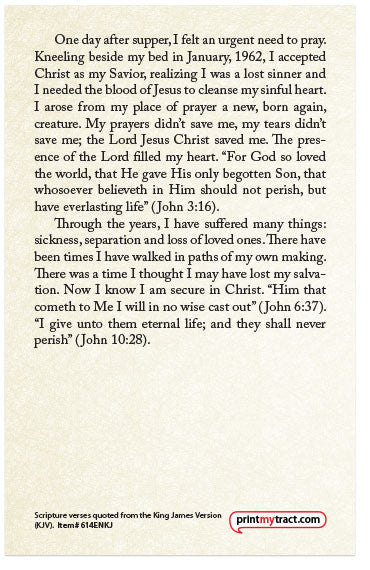 "Ye Must Be Born Again" (KJV)