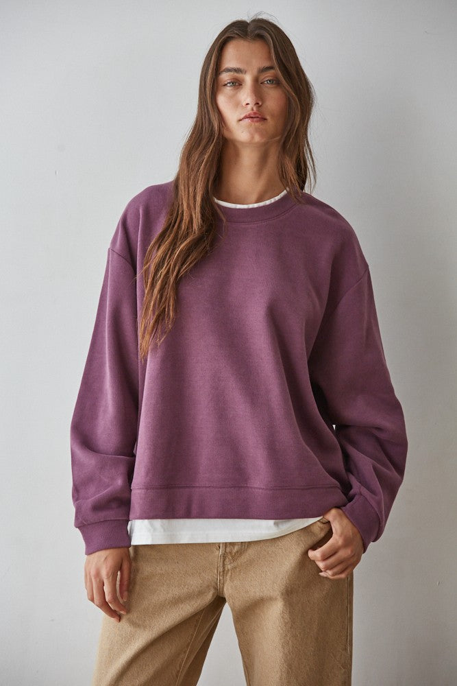Zella Pullover in Plum *Live Exclusive*