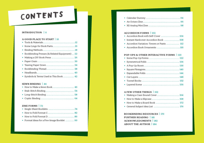 Zine Making and Bookbinding